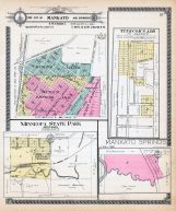 Mankato City and Environs - Section 5, Tinkcom's Add., Minneopa State Park, Mankato Springs, Blue Earth County 1914